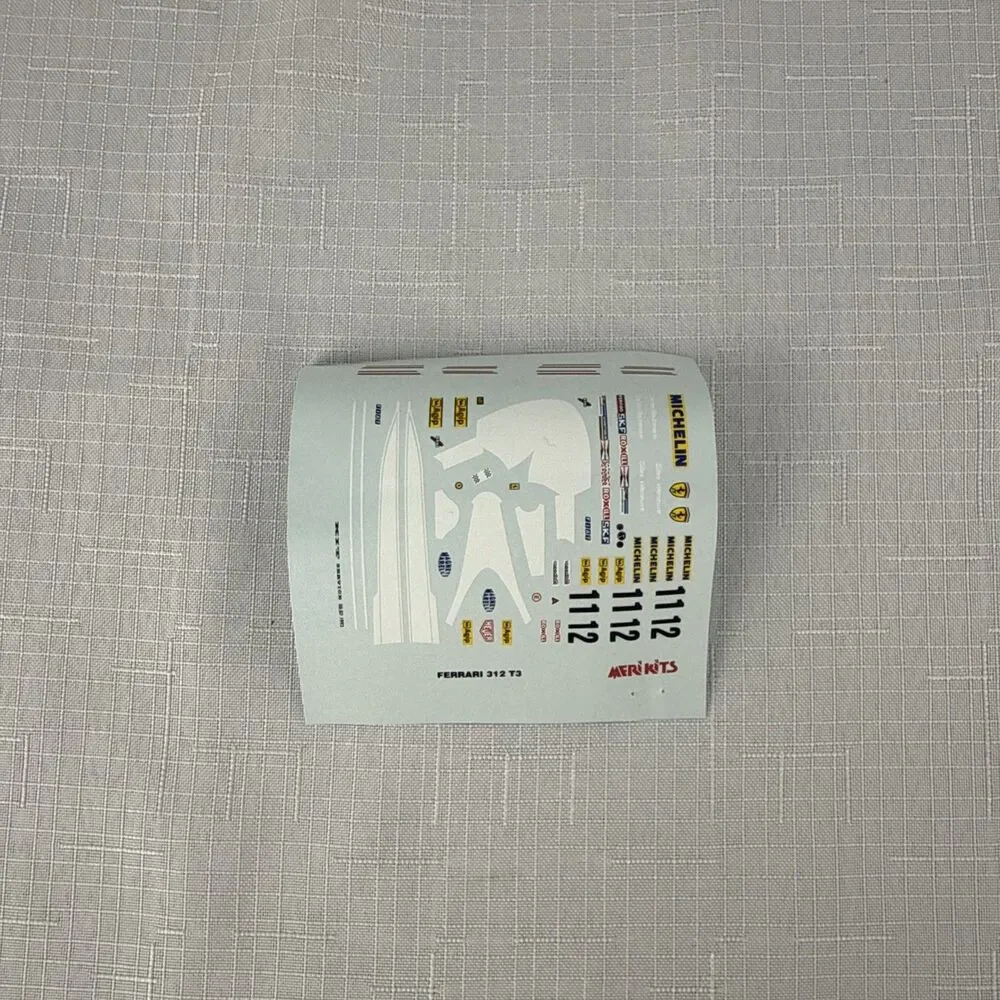 MERI KITS 1:43 1978 ferrari 312 t3 reuteman G.P. USA MKS003